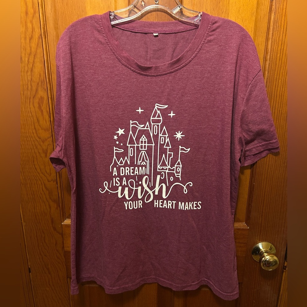 Dream is a Wish Castle tee shirt xxl